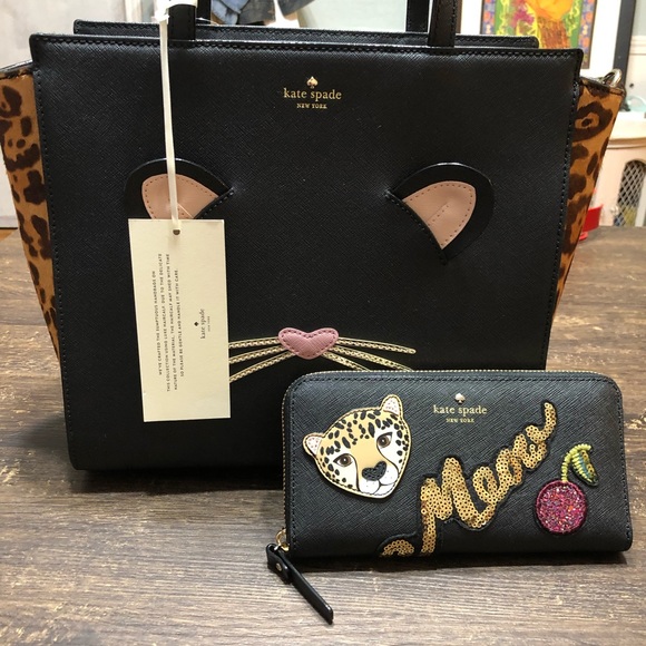 Kate Spade Run Wild Hayden Leopard Bag New w/ Tag - Picture 8 of 8